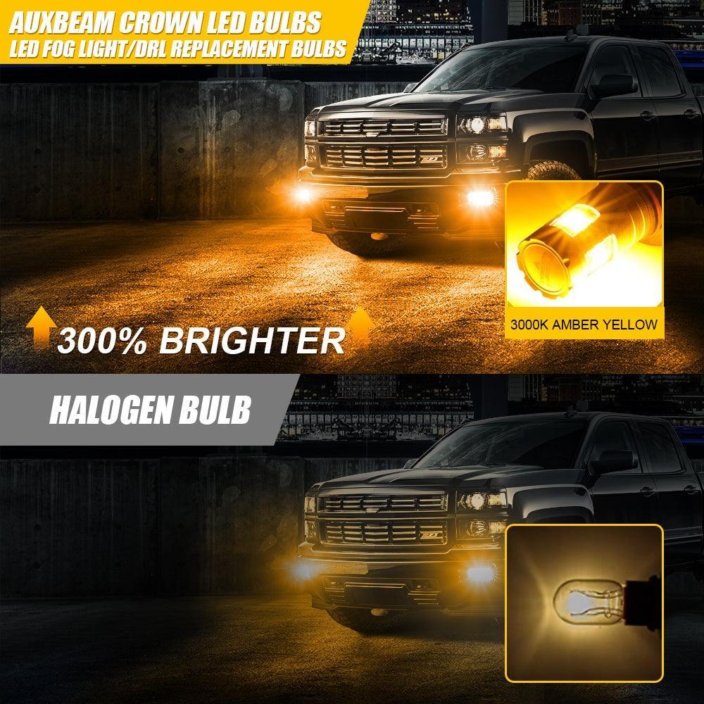 🔥 (2pcs/set) White/Amber/Blue 20W Crown-360° LED Fog Lights Bulbs/DRL - Image 3