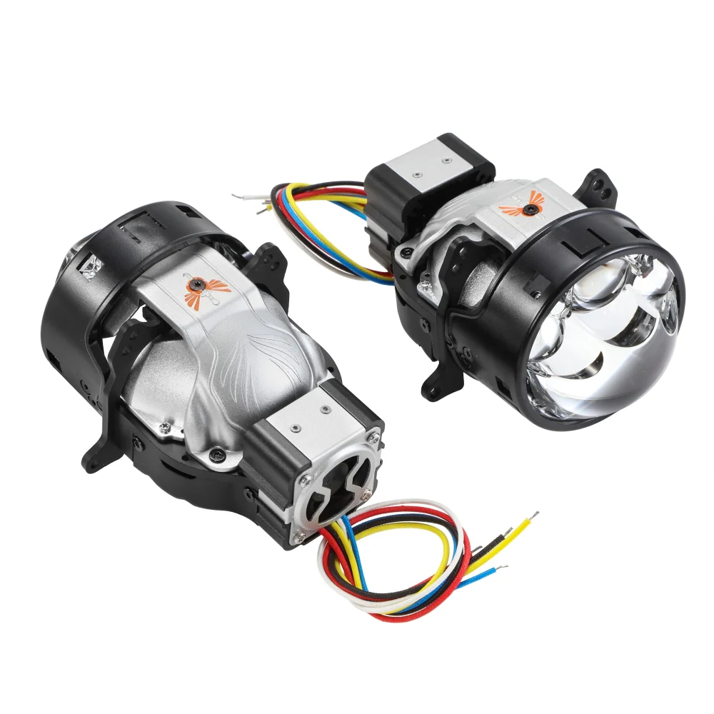 🆕3 Inch Bi-LED Projector Headlight with Triple Beam Laser Assist 108W 6000K C6 Series Non-Destructive & Retrofit Compatible Upgrade Kit - Image 13