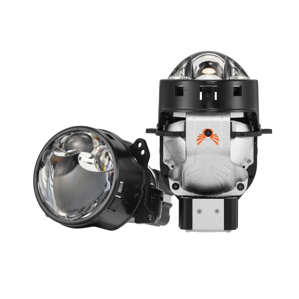 🆕3 Inch Bi-LED Projector Headlight with Triple Beam Laser Assist 108W 6000K C6 Series Non-Destructive & Retrofit Compatible Upgrade Kit - Image 3