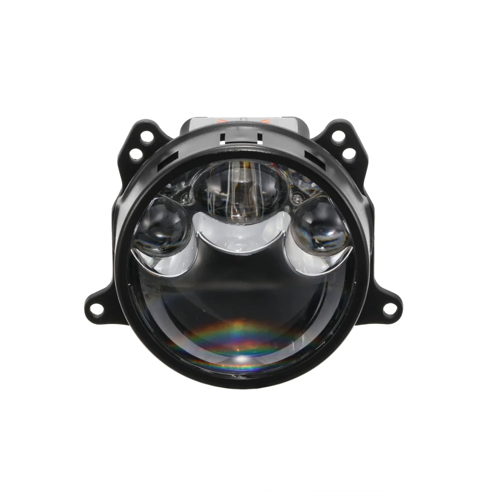 🆕3 Inch Bi-LED Projector Headlight with Triple Beam Laser Assist 108W 6000K C6 Series Non-Destructive & Retrofit Compatible Upgrade Kit - Image 5