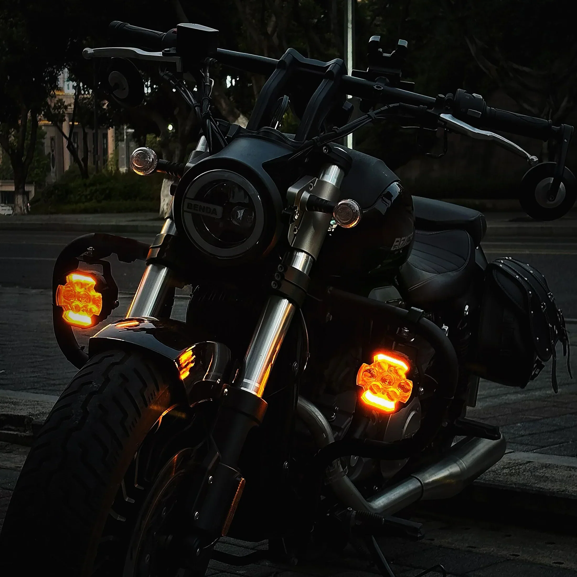 🆕4.2 Inch Motorcycle Auxiliary LED Spotlight, 72W AX7 Series Dual Color Switchback Driving Fog Light with 3+4 Modes For Motorcycle Jeep SUV ATV Truck | 2PCS/Set - Image 16
