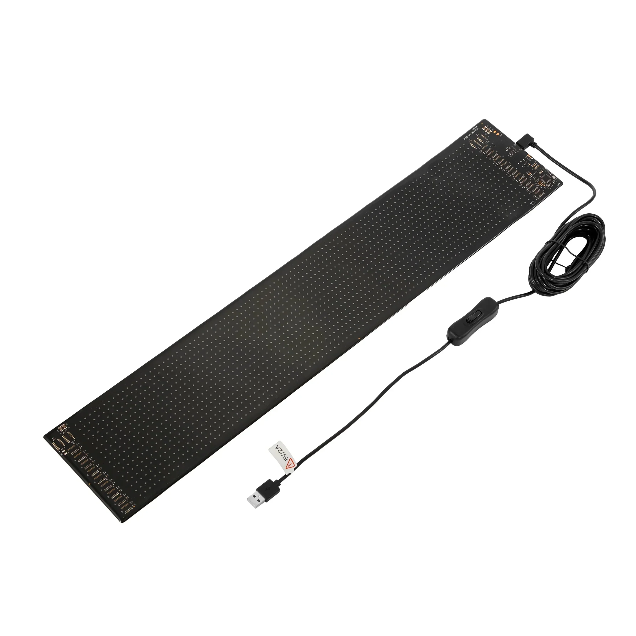 🆕Single Pack Devil's Eye Atmosphere Light Flexible Programmable USB APP Control Car LED Screen 23.42x4.72in for Windshield Decoration - Image 13