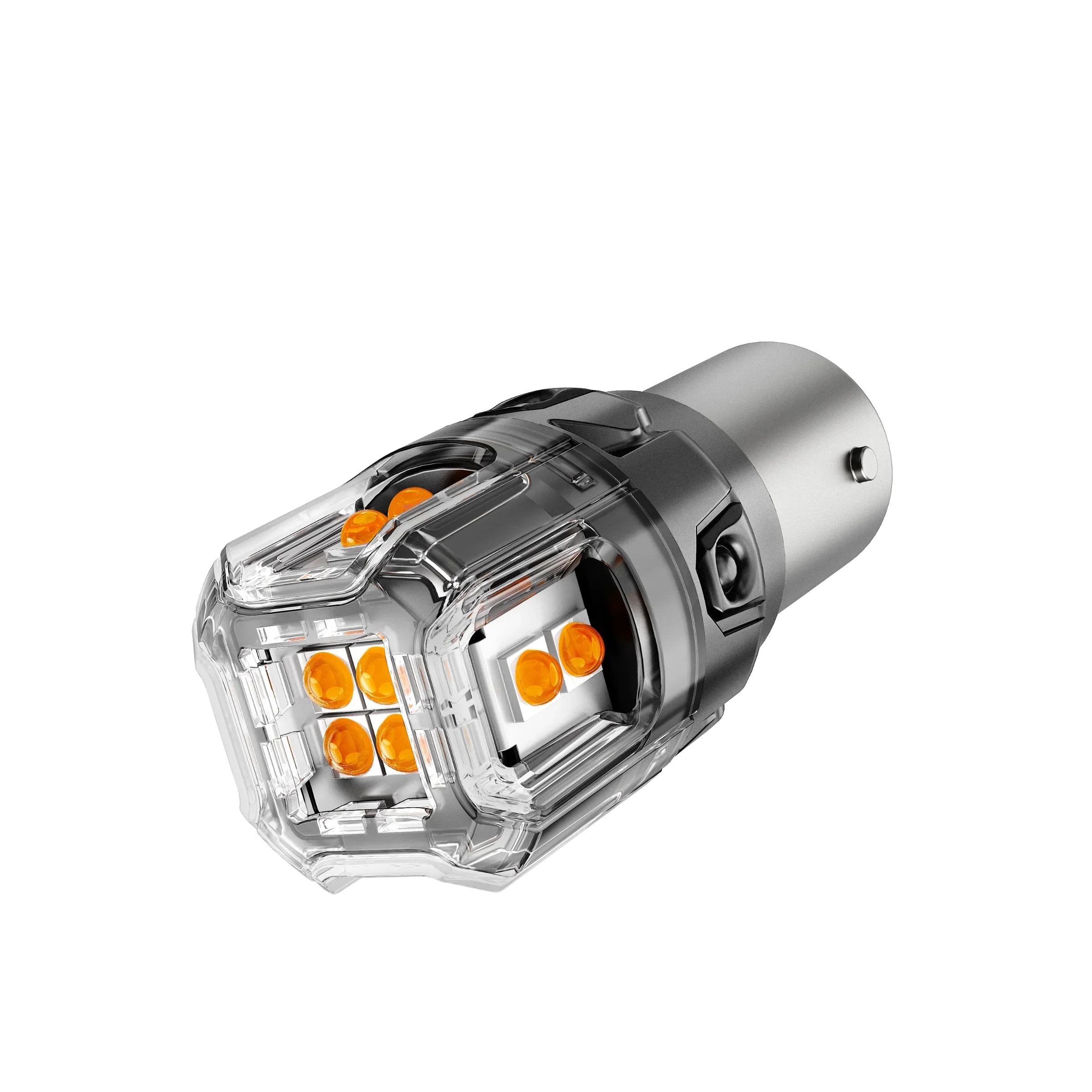 🆕1156 BA15S LED Turn Signal Light Rear/Front, Side Maker Light Bulbs 13W 500% High Brightness CAN-Bus Error Free 3000K Amber B52 Series | 2 Bulbs - Image 10