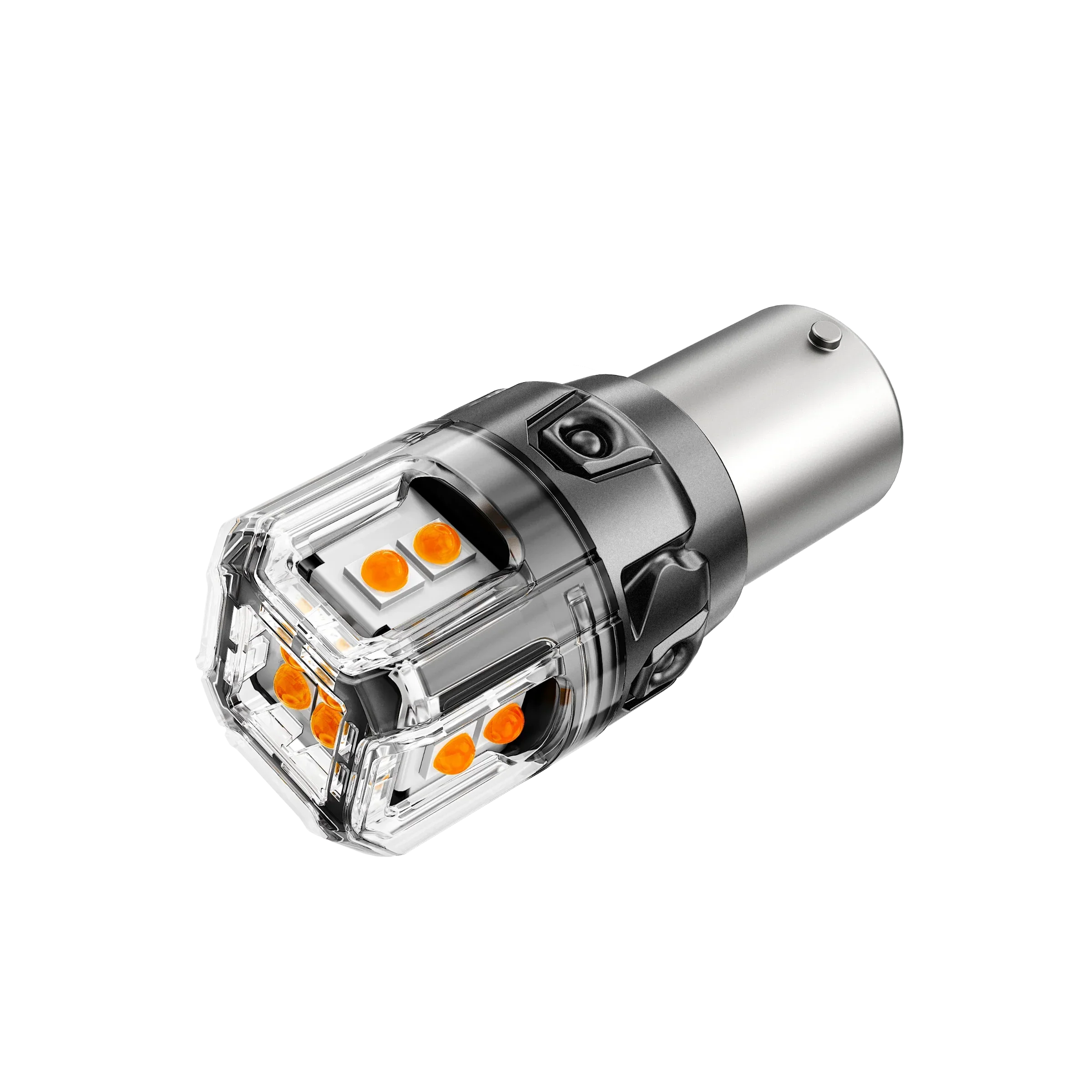 🆕1156 BA15S LED Turn Signal Light Rear/Front, Side Maker Light Bulbs 13W 500% High Brightness CAN-Bus Error Free 3000K Amber B52 Series | 2 Bulbs - Image 8