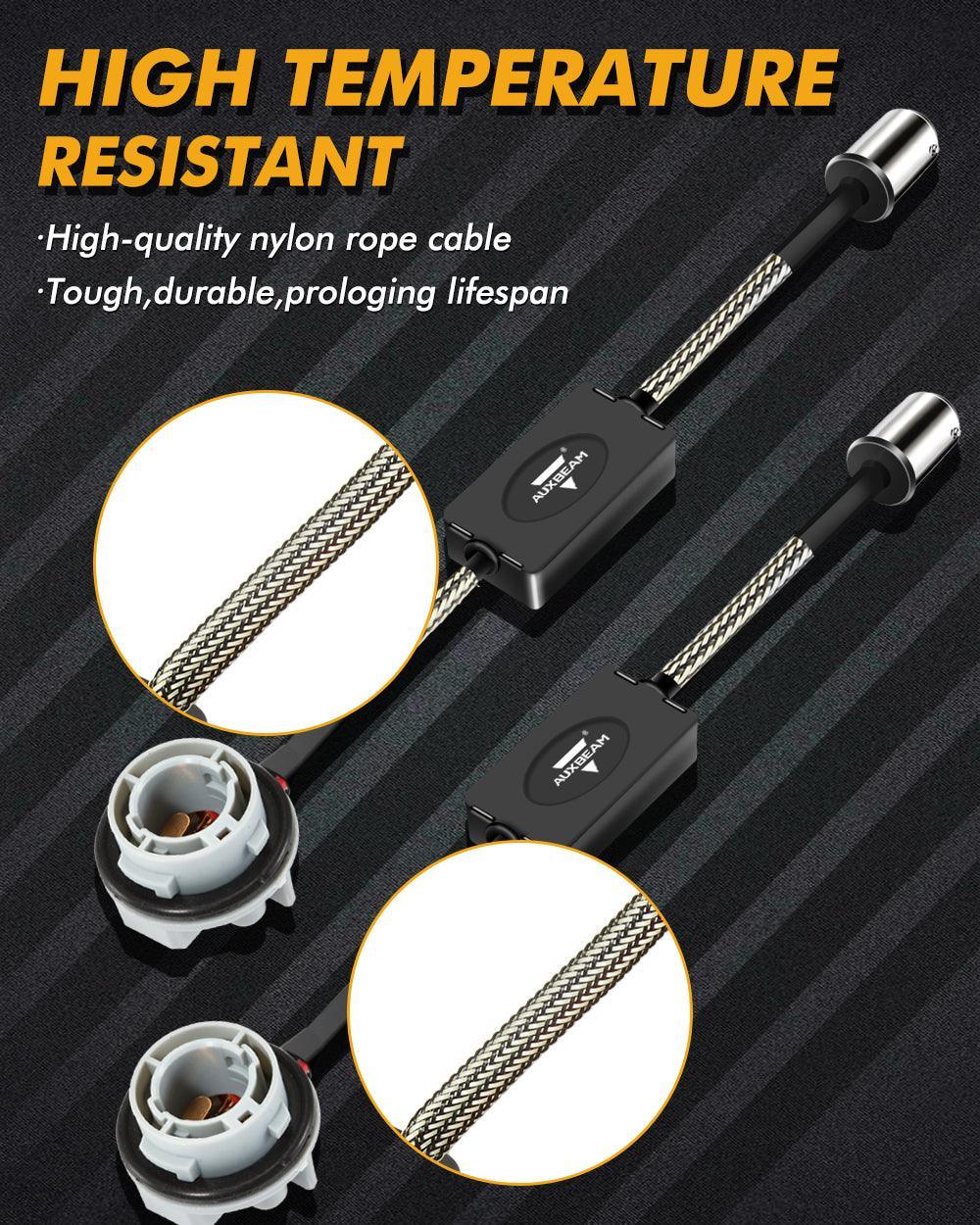 🆕1157 C8-Model Decoder Anti-Flicker CANBUS Resistors Decoder Avoid Fast Hyper Flash Turn Signal Blink Light Dashboard Error Code 2pcs/set - Image 4