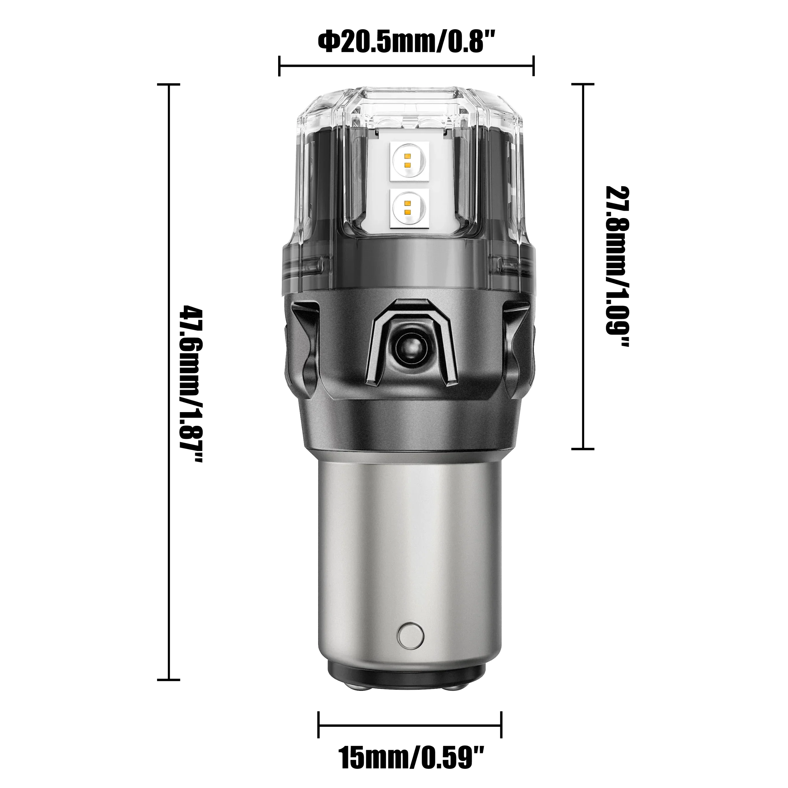 🆕1157 BAY15D LED Brake/Tail Light Bulbs 11W 500% High Brightness CAN-Bus Error Free Red B52 Series | 2 Bulbs - Image 5