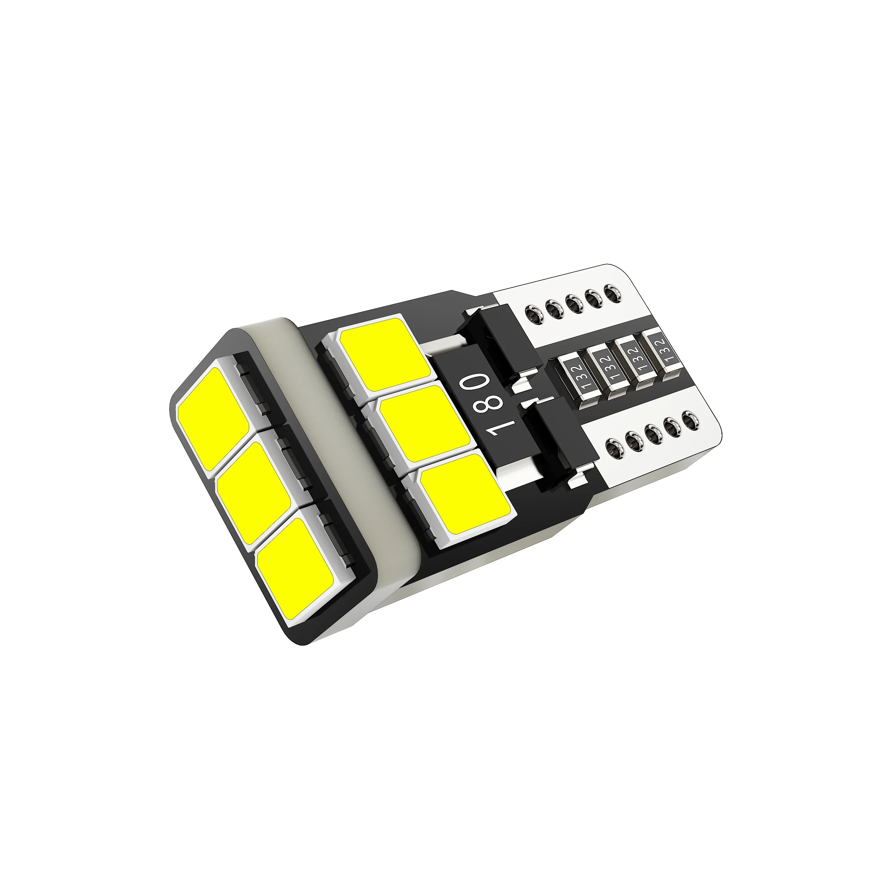 🆕168 2825 W5W T10 LED License Plate/Side Marker/Interior Light Bulb 5W 300% Brighter CANBUS Error Free White - Image 4