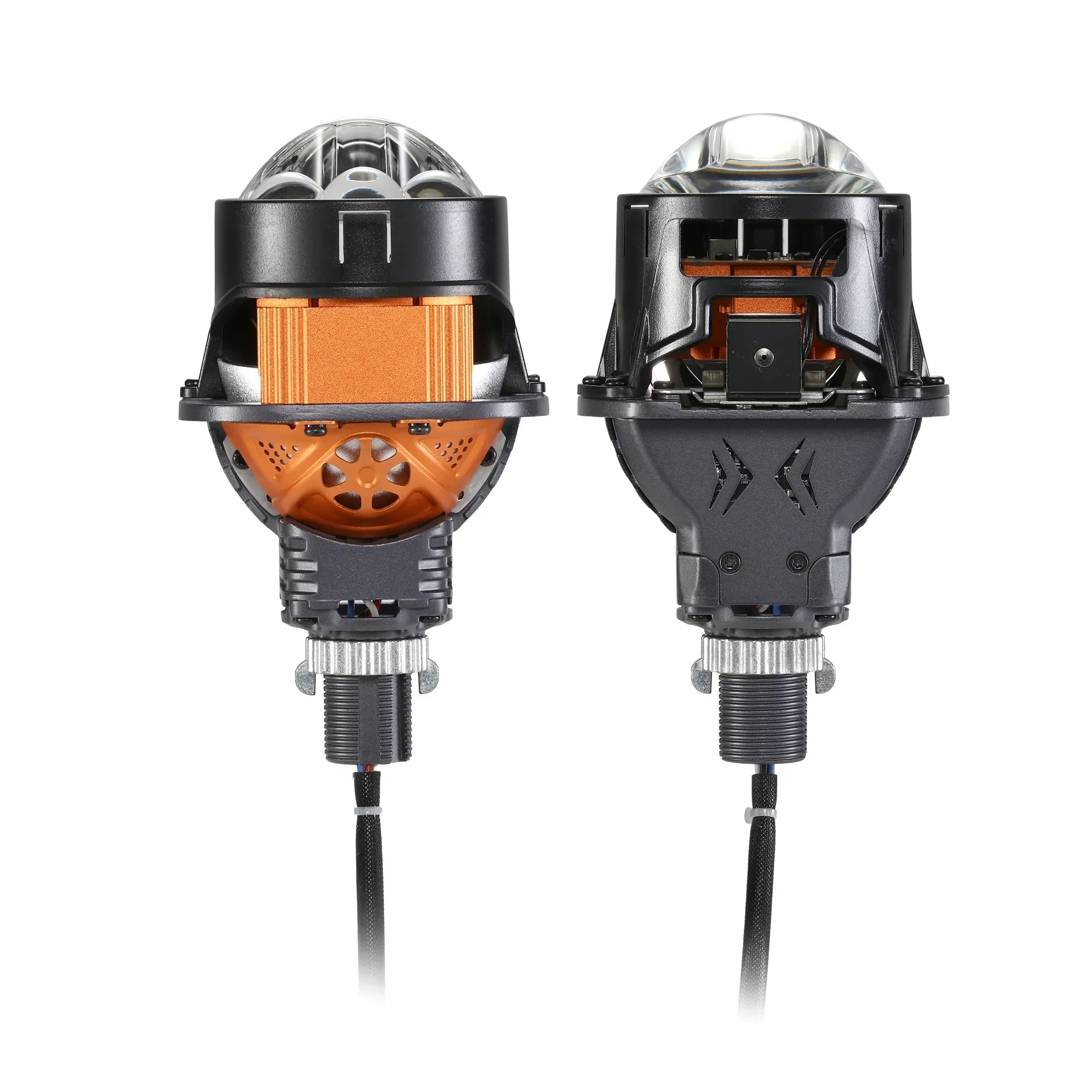 2.5 Inch 100W 6000K Bi-LED Projector Headlight with 3 Direct Laser High Beam Lenses S8 Series – Non-Destructive Installation for Cars | 2pcs/Set - Image 10