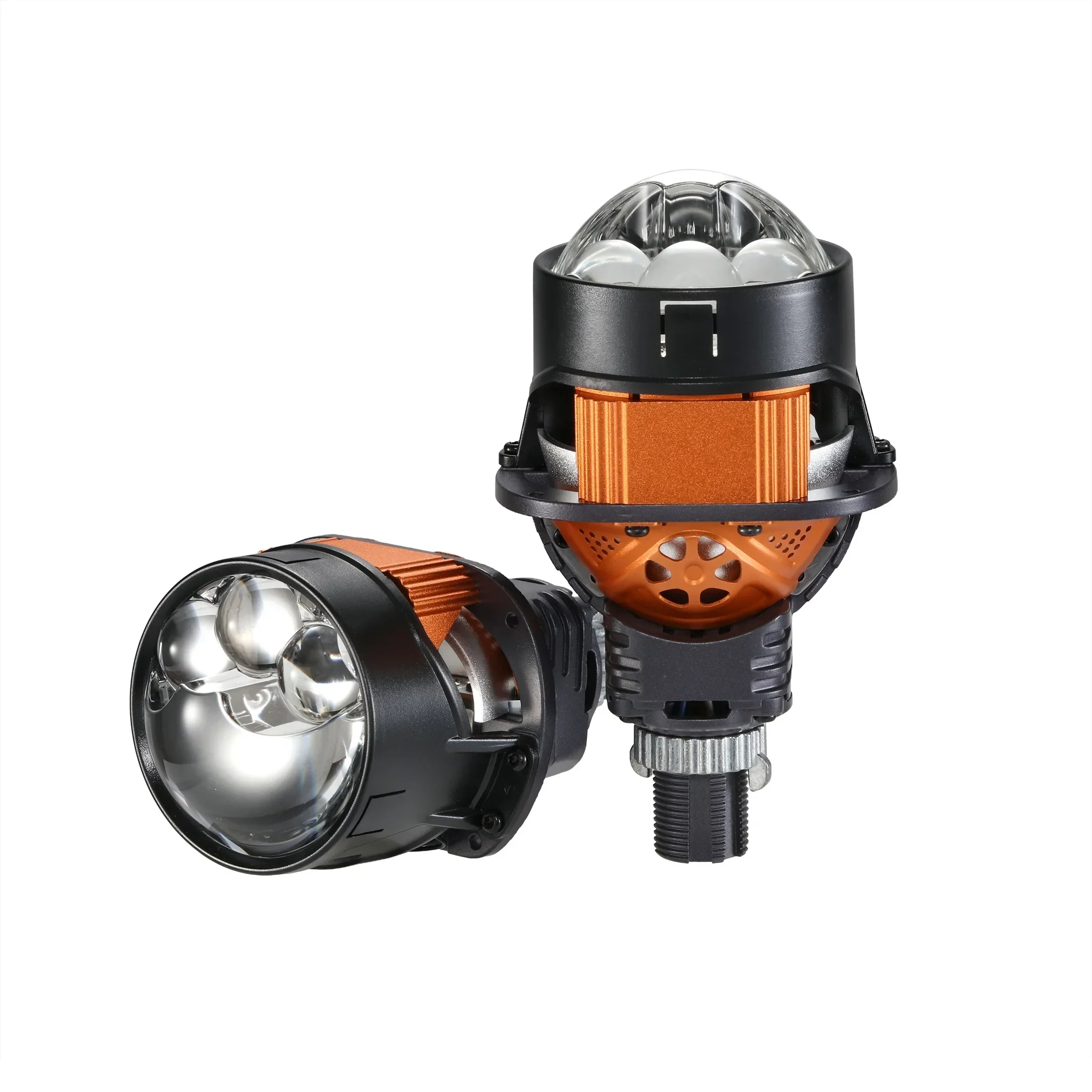 2.5 Inch 100W 6000K Bi-LED Projector Headlight with 3 Direct Laser High Beam Lenses S8 Series – Non-Destructive Installation for Cars | 2pcs/Set - Image 15