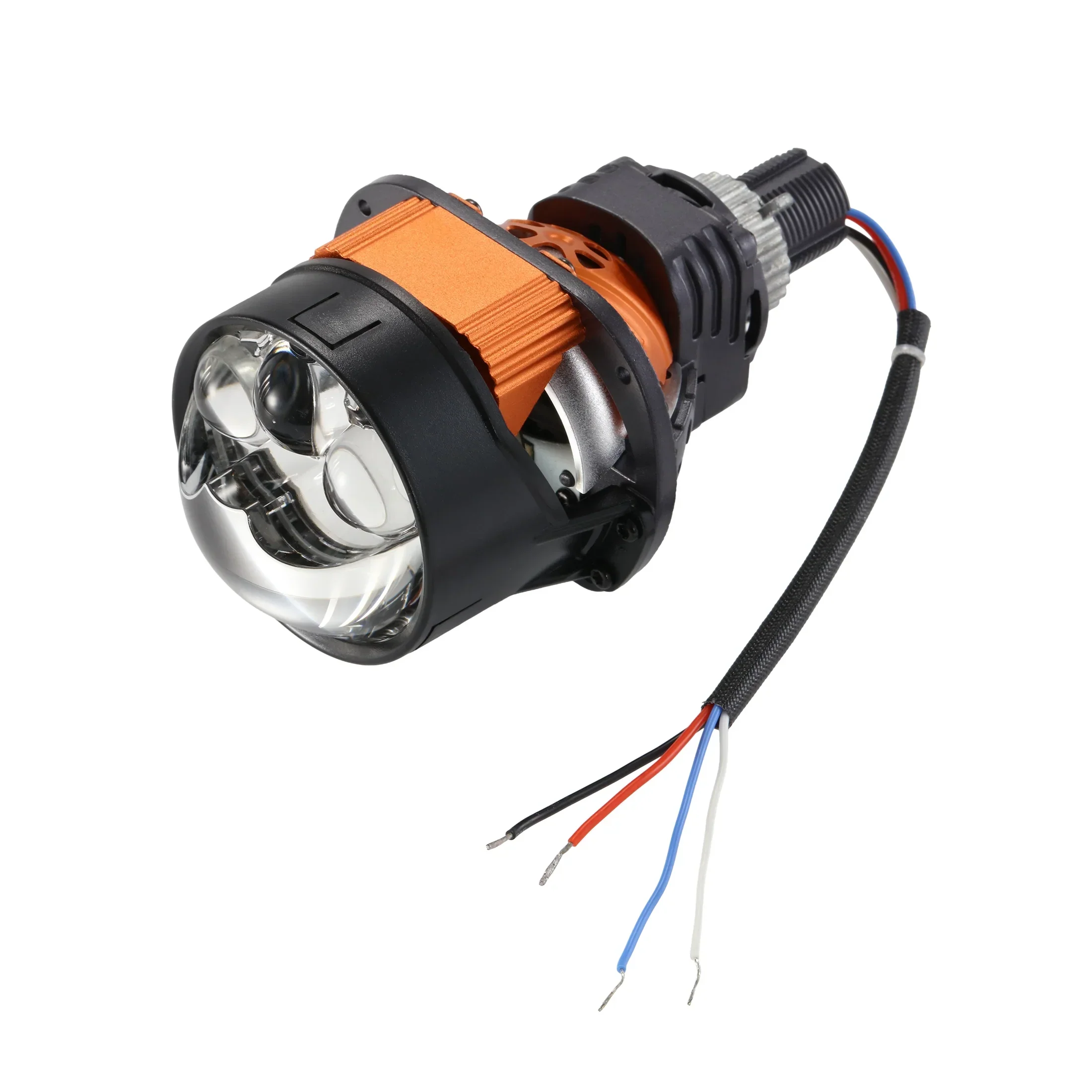 2.5 Inch 100W 6000K Bi-LED Projector Headlight with 3 Direct Laser High Beam Lenses S8 Series – Non-Destructive Installation for Cars | 2pcs/Set - Image 6