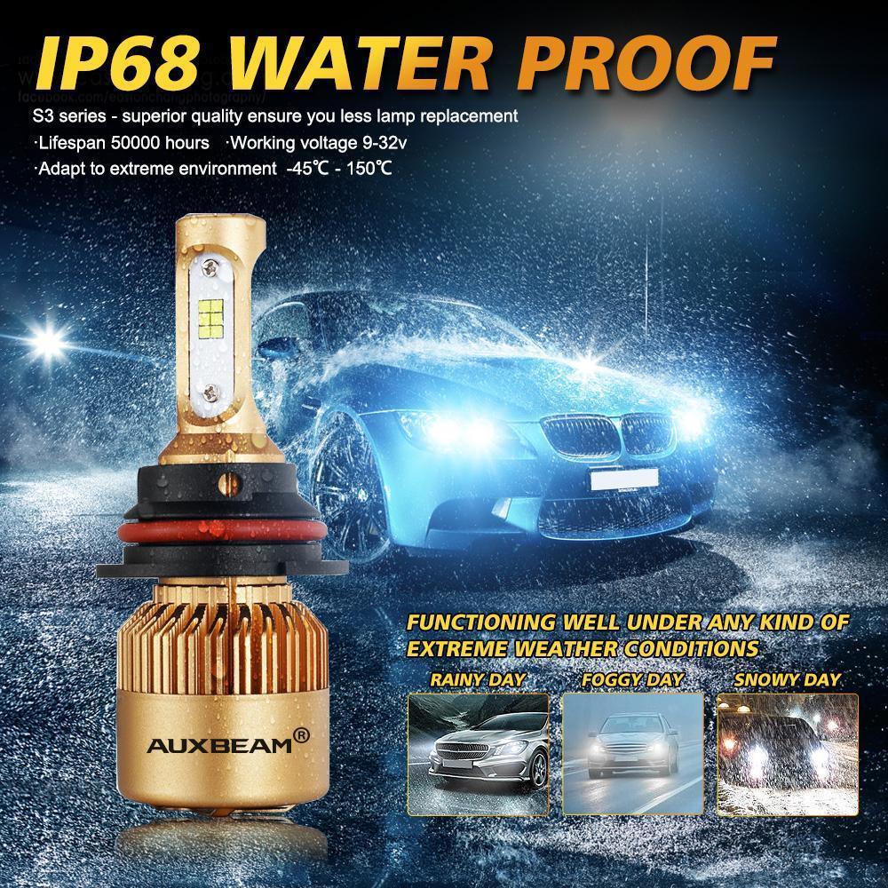 For 2000-2011 Ford Ranger 9007 LED Light Bulbs S3 Series 270°/360° Beam 8000LM - Image 5