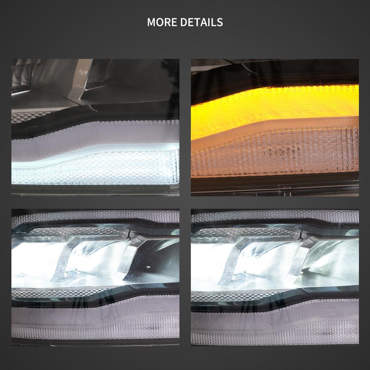LED Headlight Assembly Reflection Bowl For 2009-2018 Dodge Ram 4th Gen 1500 2500 3500 - Image 5