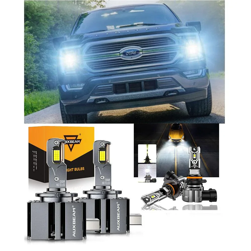 For 2013-2014 Ford F-150 HID D3S LED Headlight Bulbs - Image 18
