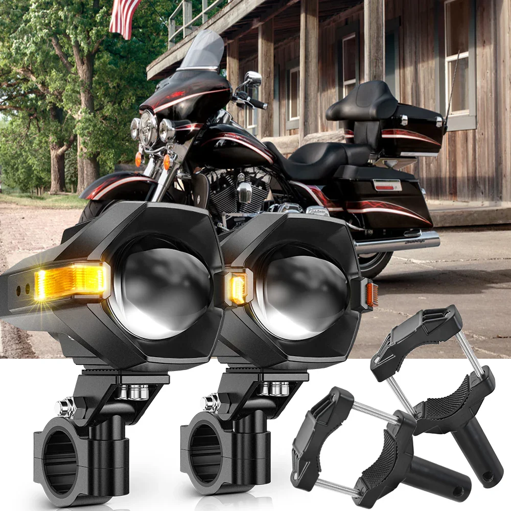 2013 Harley-Davidson Street Glide 1250 Motorcycle LED Spotlight Light 3+5 Light Modes MT8 S - Image 10