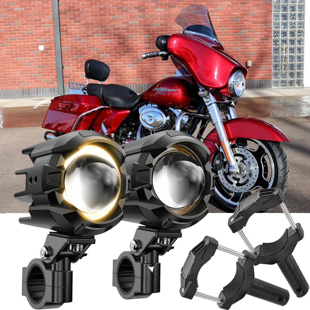 2013 Harley-Davidson Street Glide 1250 Motorcycle LED Spotlight Light 3+5 Light Modes - Image 8