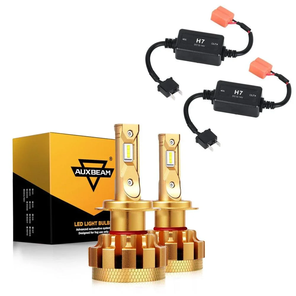 For 2014-2016 Mercedes-Benz E250 H7 LED Light Bulbs Canbus Ready F-16 Plus Series Automotive Grade 14000LM