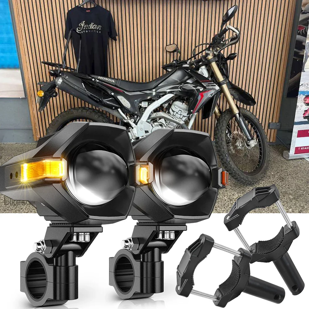 2020 Honda CRF250L Motorcycle LED Spotlight Light 3+5 Light Modes MT8 Series - Image 10