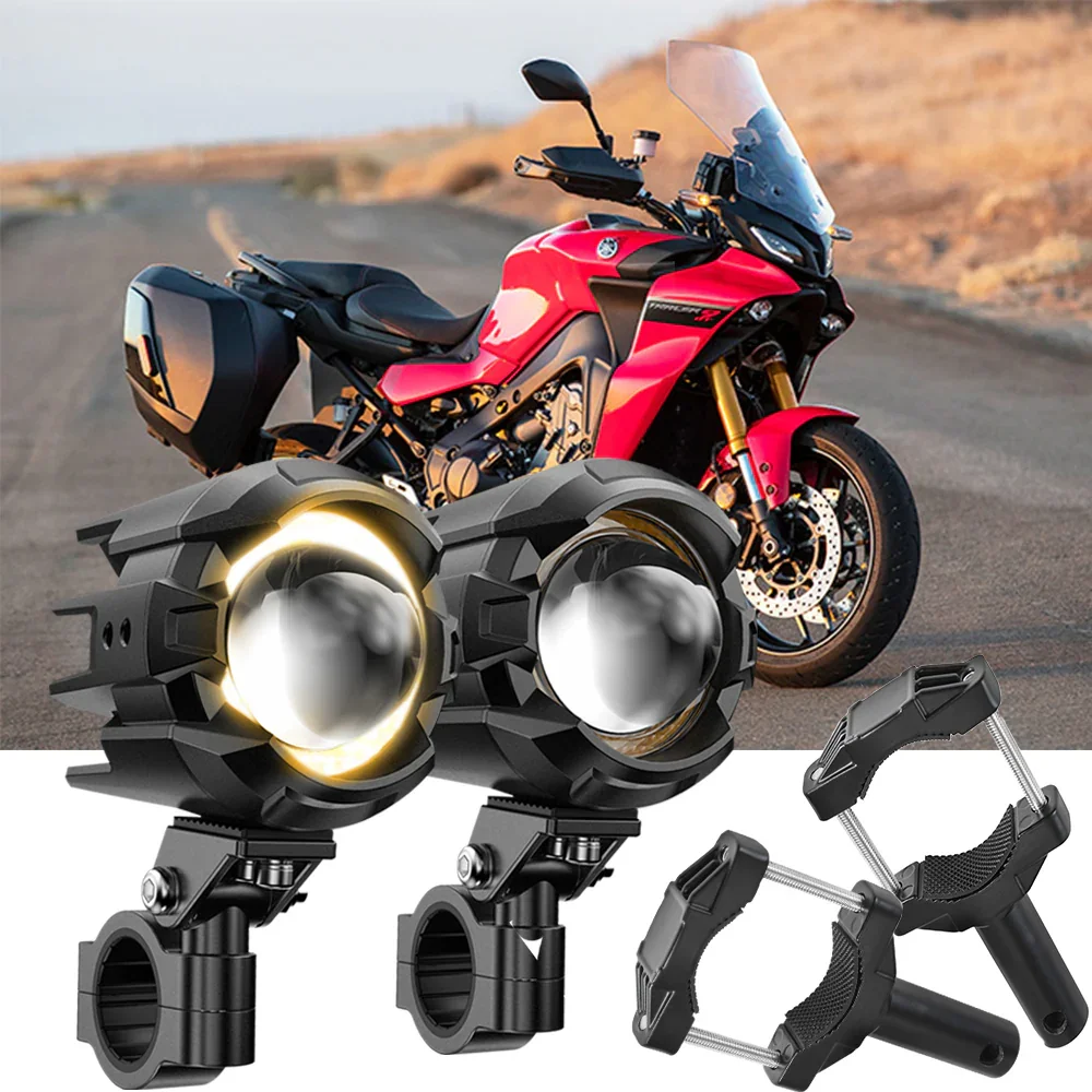 2021 Yamaha Tracer 9 GT Motorcycle LED Spotlight Light 3+5 Light Modes - Image 8