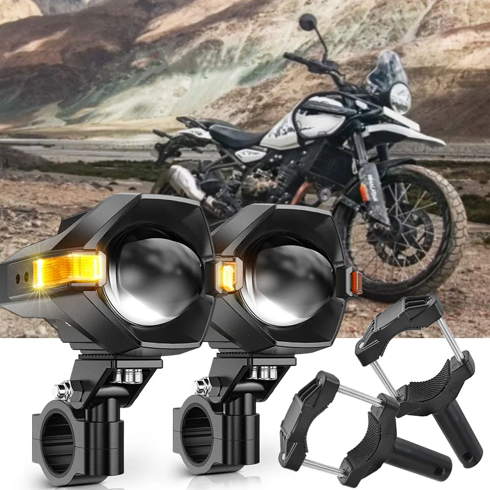2025 Royal Enfield Himalayan 450 Motorcycle LED Spotlight Light 3+5 Light Modes MT8 Series - Image 10