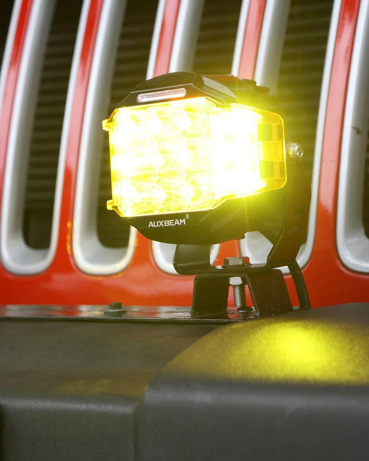 V-MAX Series | 5 Inch 168W 16440LM Spot Beam Side Shooter LED Round Pod Lights with Amber DRL - Image 10