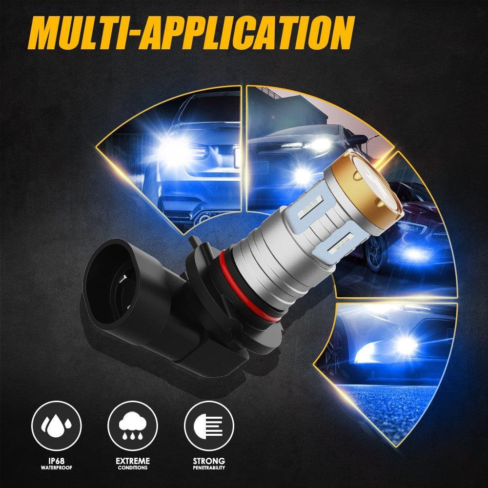 H10 9145 9140 HB3 LED Fog Light/DRL Bulbs 20W 4000LM Deep Blue Crown Series | 2 Bulbs - Image 7