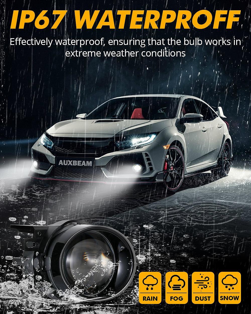 2008-2014 Toyota Avalon Bi-LED Projector Lens Fog Light - 3 Inch 100W 6000K HD Lens - Image 6