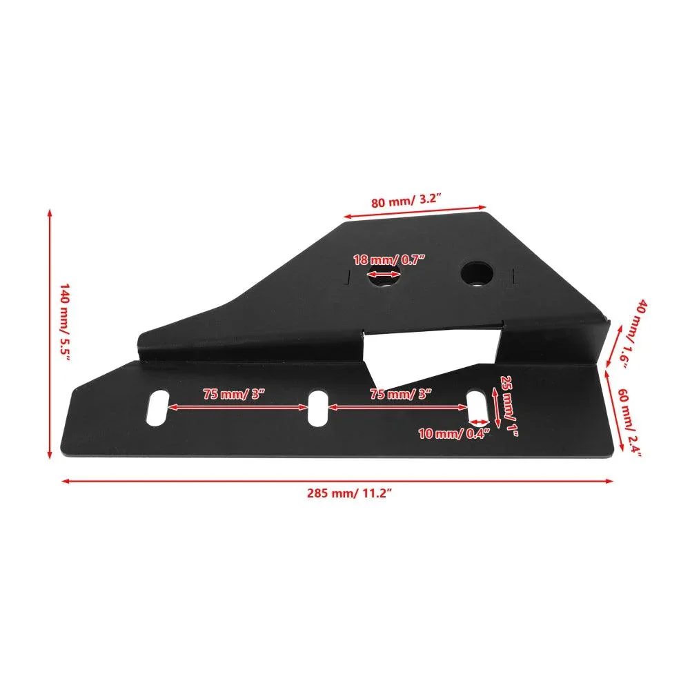 3 Inch 20W Flood LED Pods Light with Front Bumper Fog Light Mount Brackets For Ford Bronco 2021 2022 - Image 9