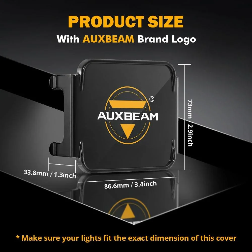FA Series 3 Inch LED Driving Light Black Cover Light Shield Cover - Image 7