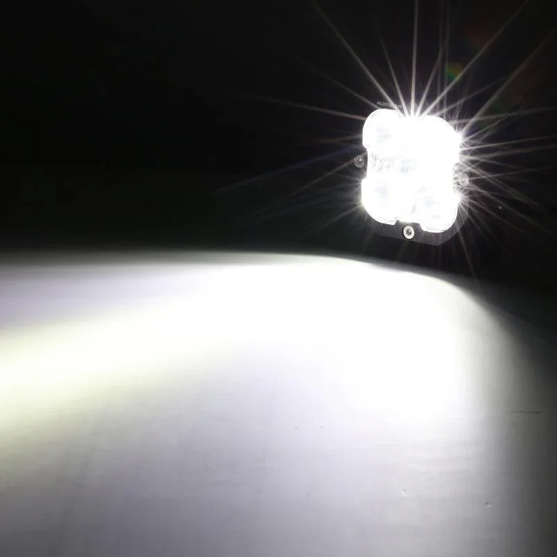3 Inch 80W 9600LM LED Pods Lights White&Amber for ATV UTV SIDE BY SIDE 4X4 - Image 13