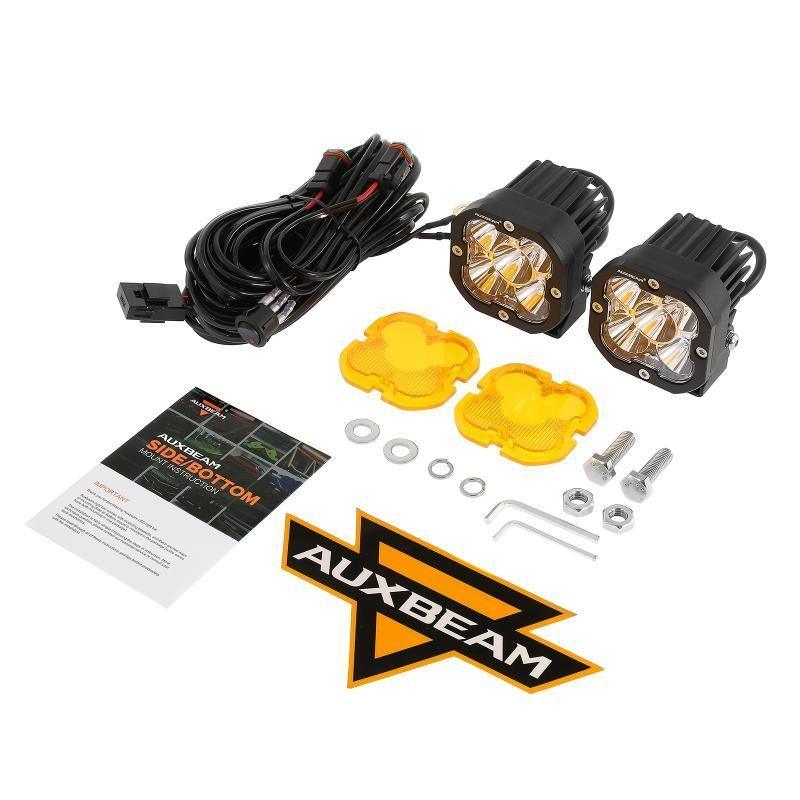 3 Inch 80W 9600LM LED Pods Lights White&Amber for ATV UTV SIDE BY SIDE 4X4 - Image 14
