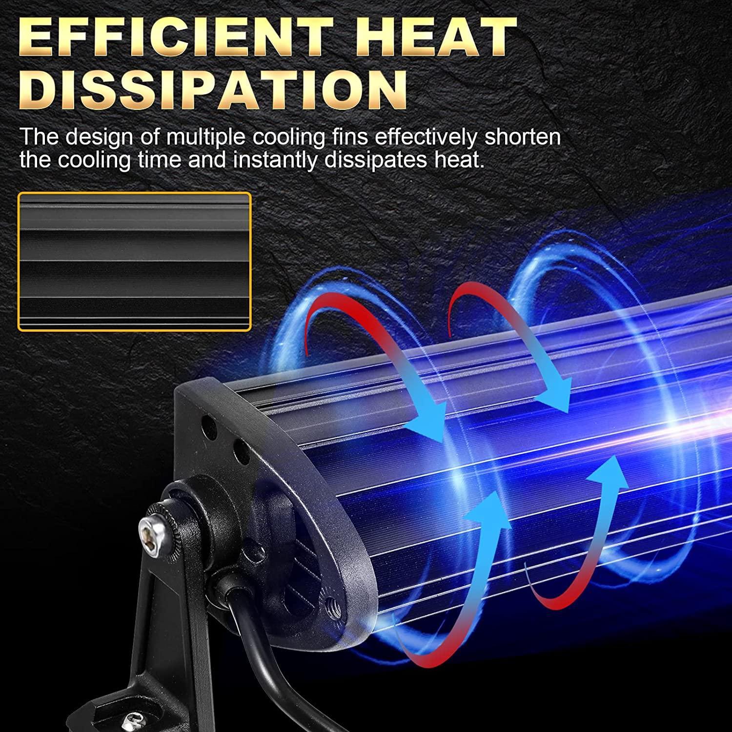 32 Inch 5D Series Straight/Curved LED Light Bar & A-pillar Light Bar Mounting Bracket Combo for RZR 900/ RZR S900/ RZR 900 XC/ RZR XP 1000/ RZR Turbo - Image 11