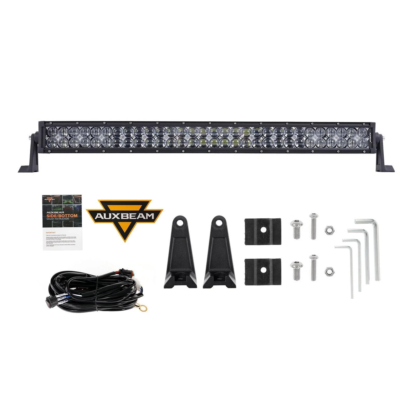 32 Inch 5D Series Straight/Curved LED Light Bar & A-pillar Light Bar Mounting Bracket Combo for RZR 900/ RZR S900/ RZR 900 XC/ RZR XP 1000/ RZR Turbo - Image 14