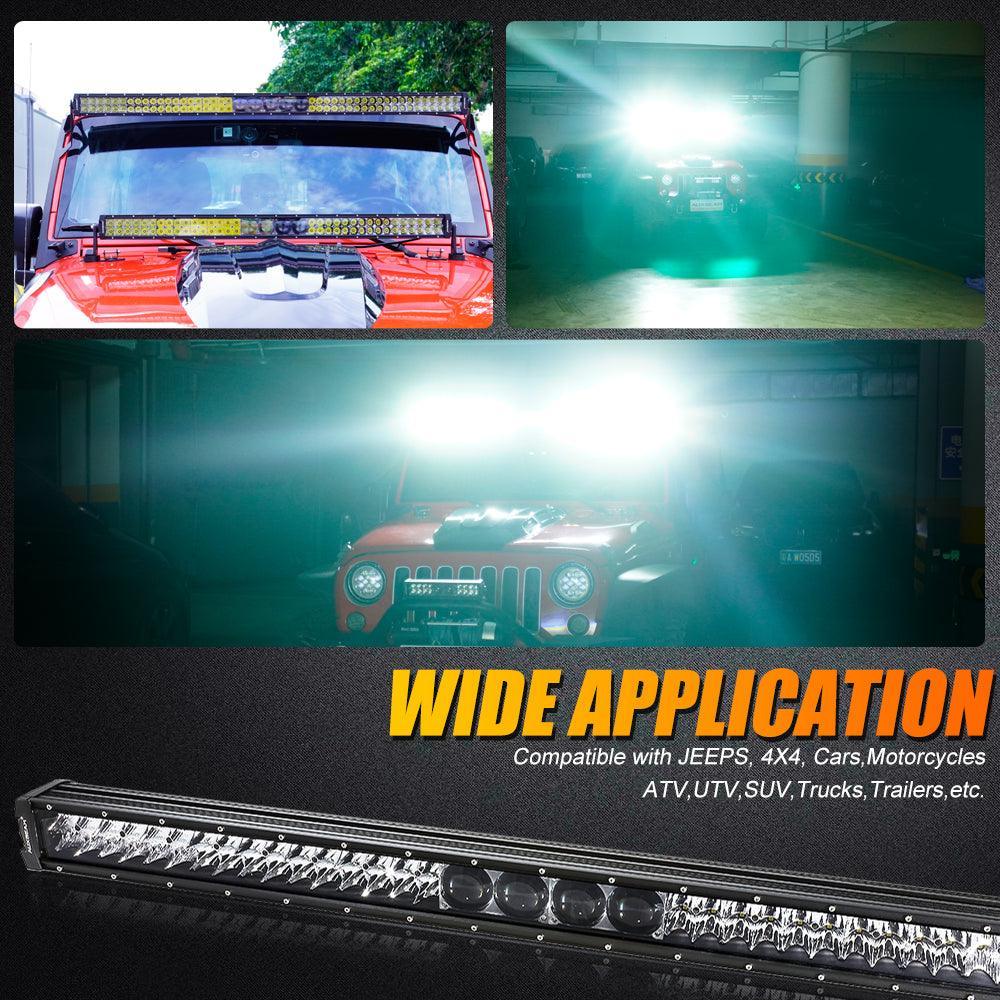42 Inch 5D-PRO Series LED Light Bar & Car Roof Windshield LED Light Bar Mounting Bracket For Ford Bronco 2/4 Door 2021 2022 - Image 10