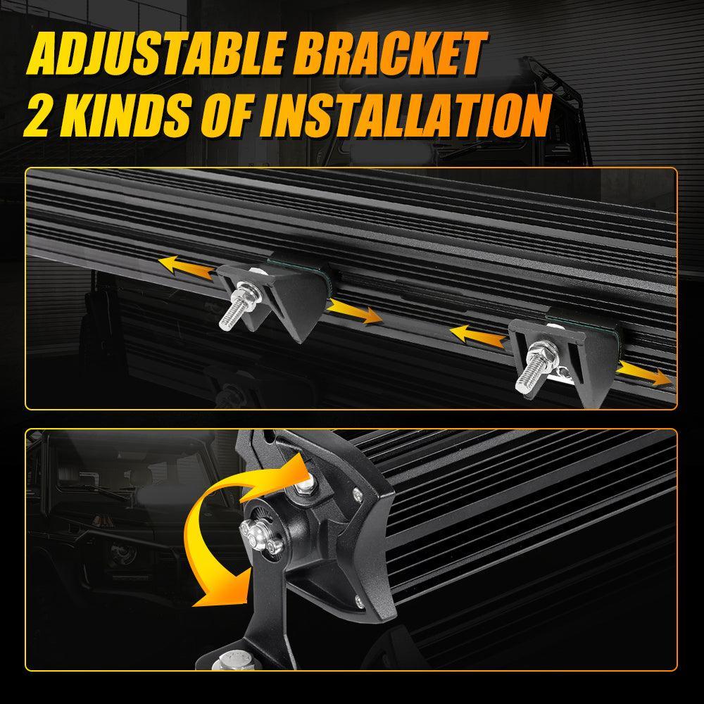42 Inch 5D-PRO Series LED Light Bar & Car Roof Windshield LED Light Bar Mounting Bracket For Ford Bronco 2/4 Door 2021 2022 - Image 5