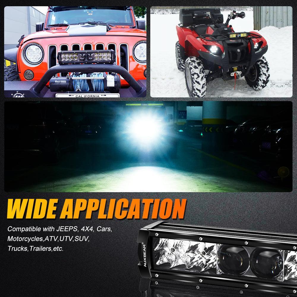 12"/22"/32"/42"/52" 5D-PRO Series LED Light Bar with 5D Projectors For Dodge Ram 1500 - Image 6