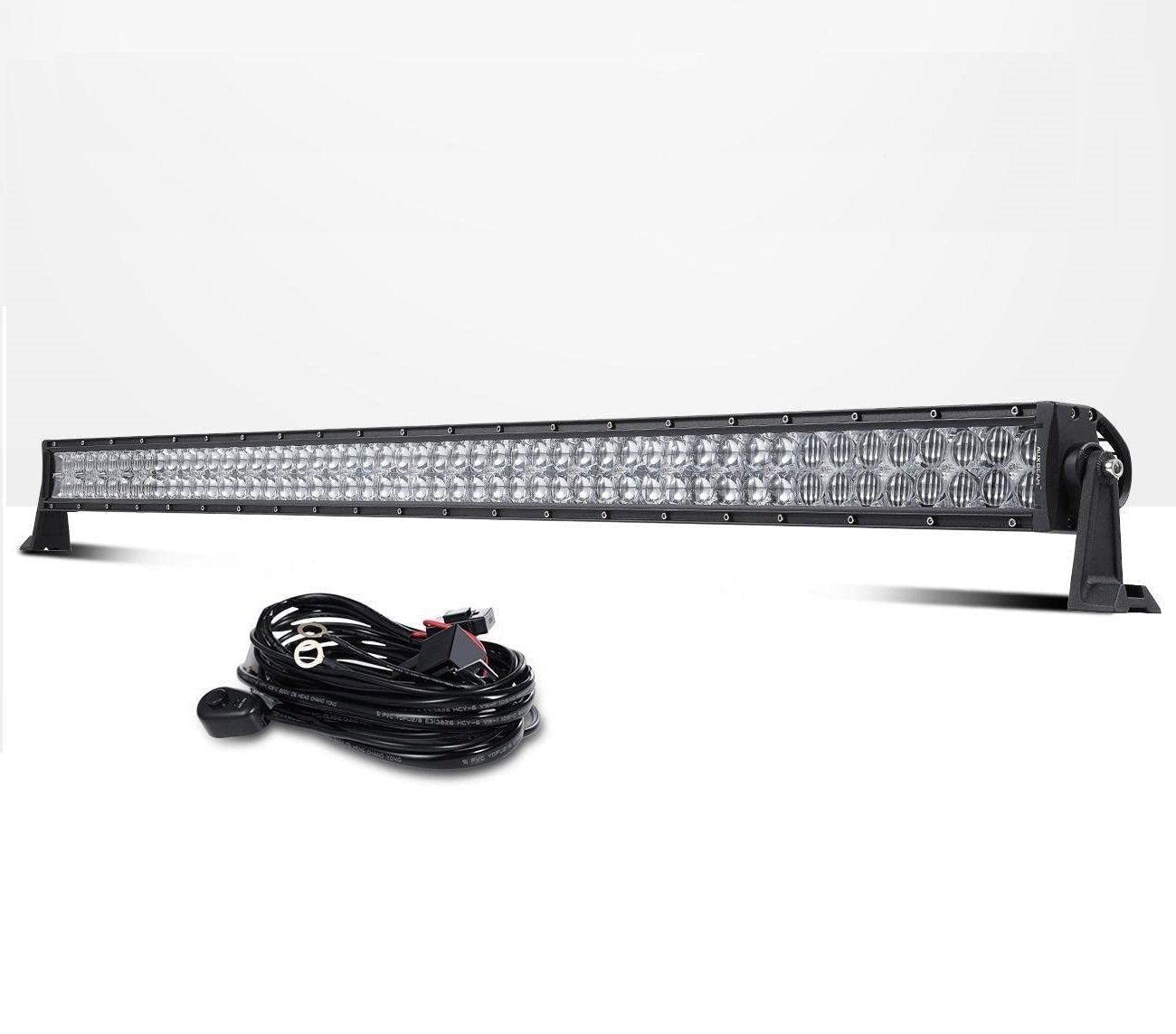 22 Inch-52 Inch 5D Series Straight/Curved Combo Beam Double Row LED Light Bar for 2015 Chevy Silverado 1500 2500 3500 - Image 16