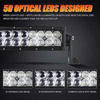 22 Inch-52 Inch 5D Series Straight/Curved Combo Beam Double Row LED Light Bar for 2015 Chevy Silverado 1500 2500 3500 - Image 5