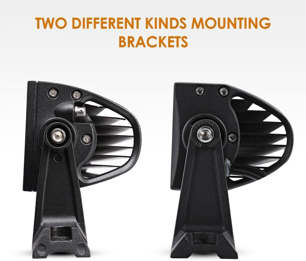 22 Inch-52 Inch 5D Series Straight/Curved Combo Beam Double Row LED Light Bar for Ford Bronco - Image 10