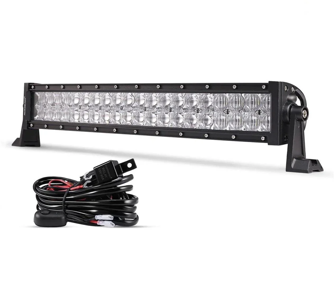 22 Inch-52 Inch 5D Series Straight/Curved Combo Beam Double Row LED Light Bar for Ford Bronco - Image 18