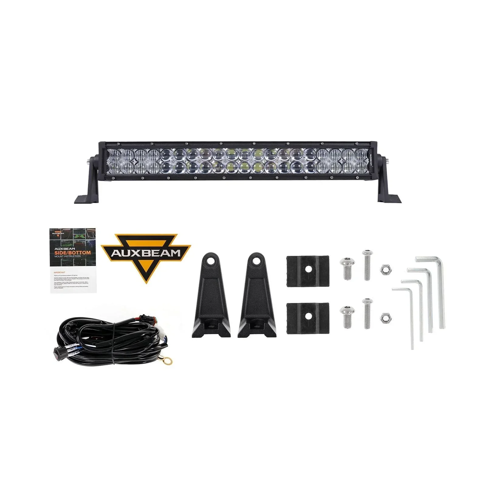 22 Inch-52 Inch 5D Series Straight/Curved Combo Beam Double Row LED Light Bar for Ford Bronco - Image 26