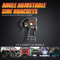 22 Inch-52 Inch 5D Series Straight/Curved Combo Beam Double Row LED Light Bar for Ford Bronco - Image 8