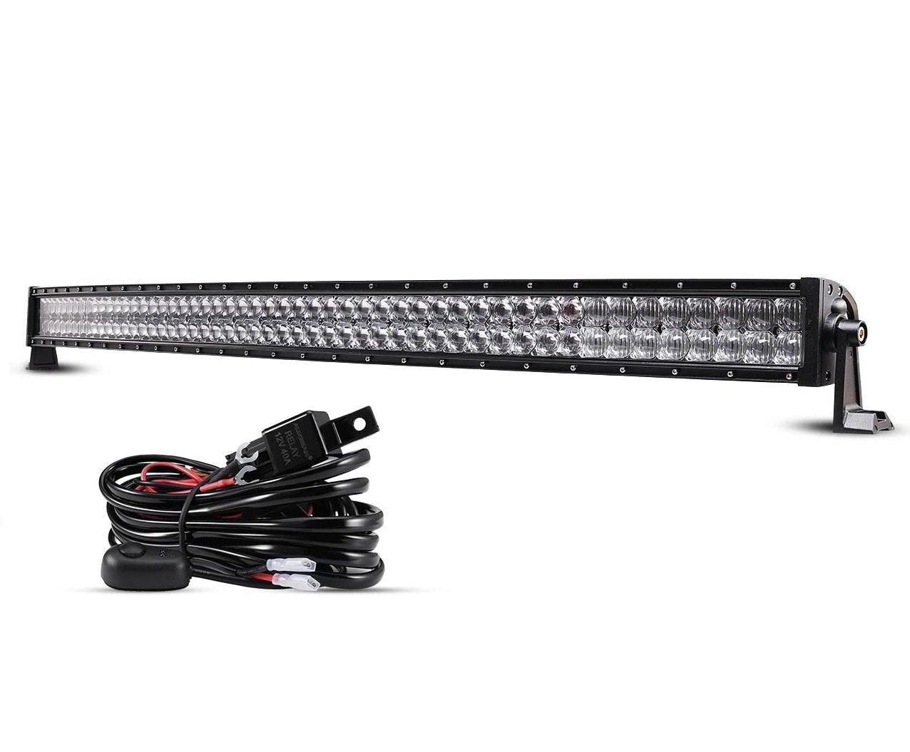 22 Inch-52 Inch 5D Series Straight/Curved Combo Beam Double Row LED Light Bar for Chevy Tahoe - Image 21