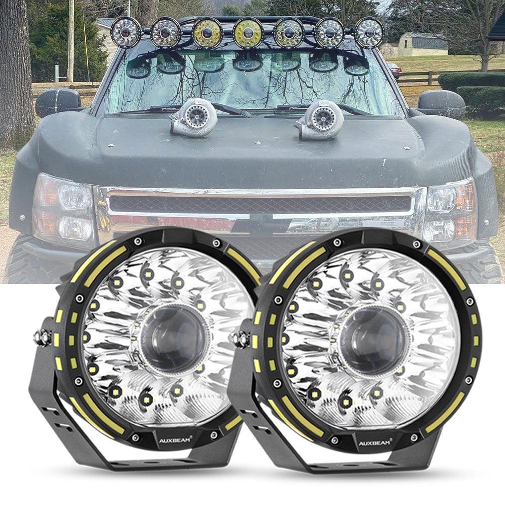 (2pcs/4pcs set) 7 Inch 230W 33332LM 360-PRO Series Custom Lens Offroad LED Driving Lights for 2008 Chevy Silverado 1500 Chevy Silverado 2500 3500 - Image 12