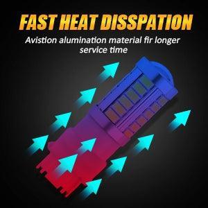 7440 7440A LED Backup Reverse/Turn Signal/Brake Tail Light Bulbs 20W 4000LM 6500K White 33LED Series | 2 Bulbs - Image 10