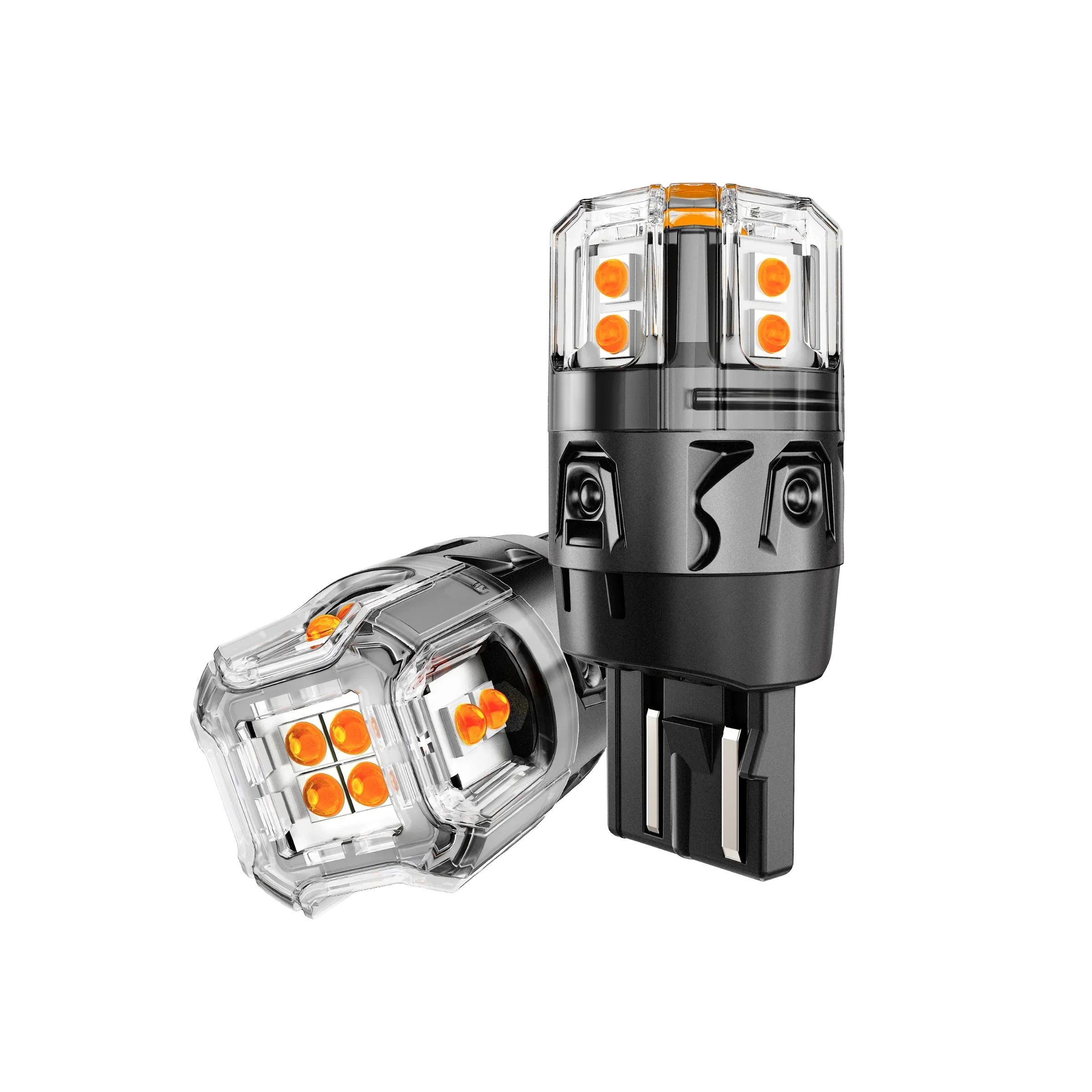 🆕T20 7443 7440 LED Turn Signal Light Rear/Front, Side Marker Light Bulbs 13W 500% High Brightness CAN-Bus Error Free 3000K Amber B52 Series | 2 Bulbs - Image 14