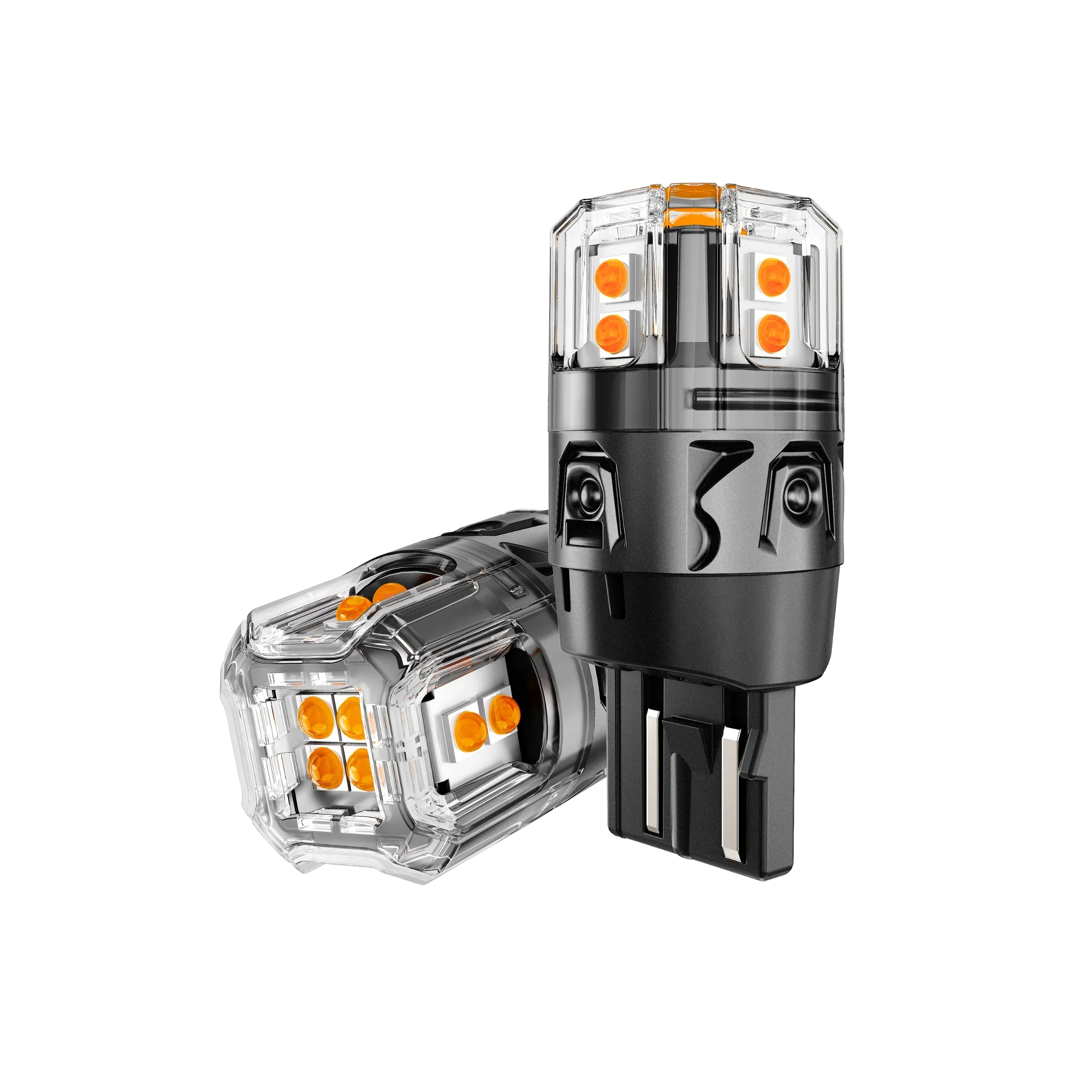 🆕T20 7443 7440 LED Turn Signal Light Rear/Front, Side Marker Light Bulbs 13W 500% High Brightness CAN-Bus Error Free 3000K Amber B52 Series | 2 Bulbs - Image 4