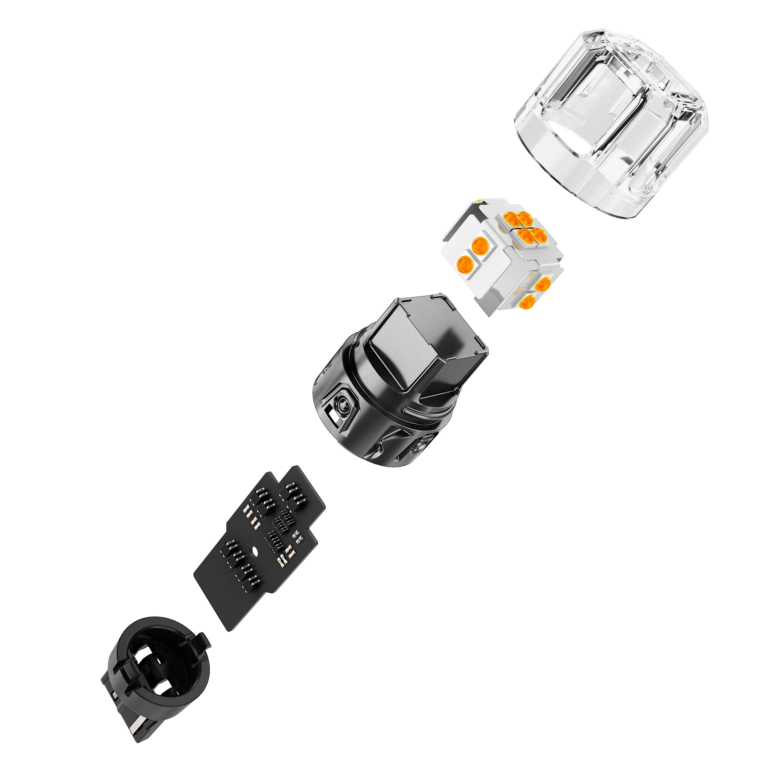 🆕T20 7443 7440 LED Turn Signal Light Rear/Front, Side Marker Light Bulbs 13W 500% High Brightness CAN-Bus Error Free 3000K Amber B52 Series | 2 Bulbs - Image 7