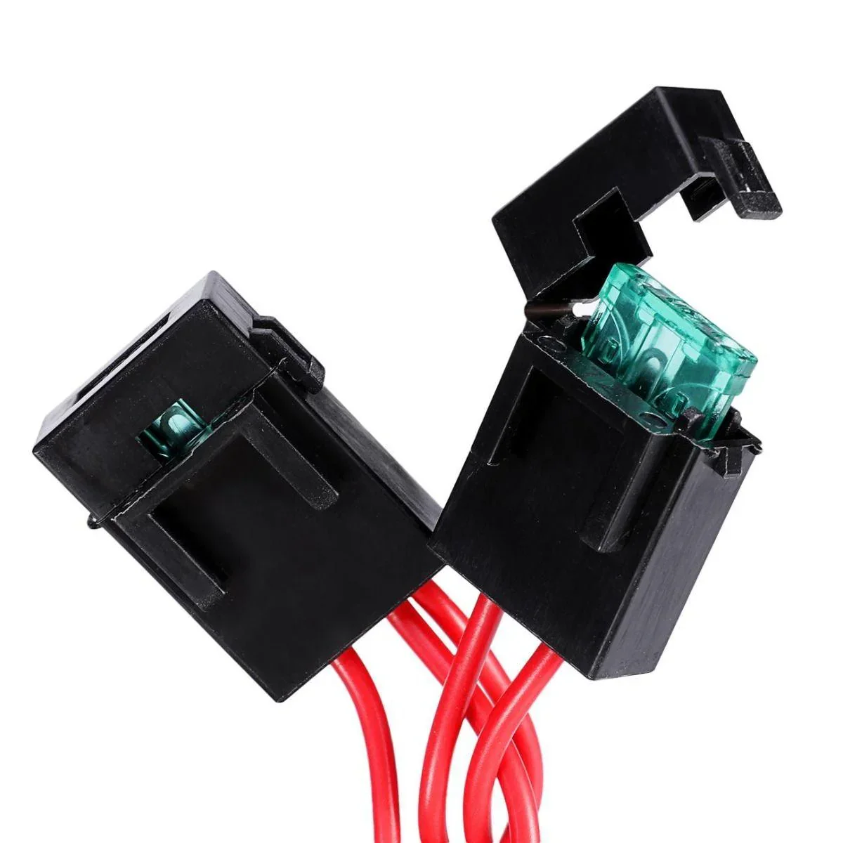 (1 Lead 14AWG for bar in 300W) Led Light Bar Wiring Harness with Fuse 40A Relay ON/Off Switch - Image 2