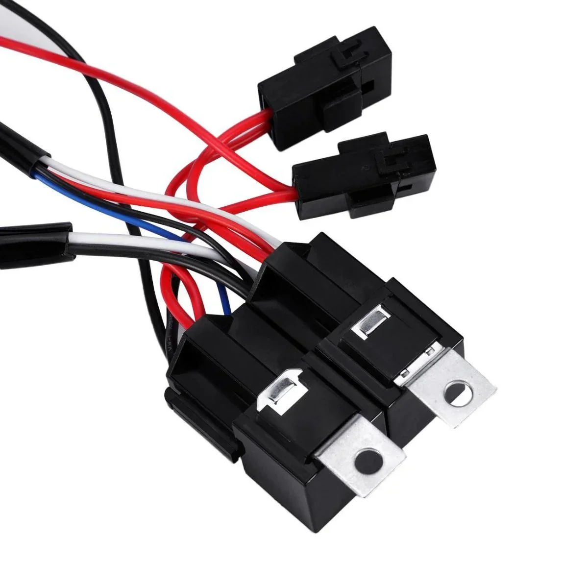 (1 Lead 14AWG for bar in 300W) Led Light Bar Wiring Harness with Fuse 40A Relay ON/Off Switch - Image 3