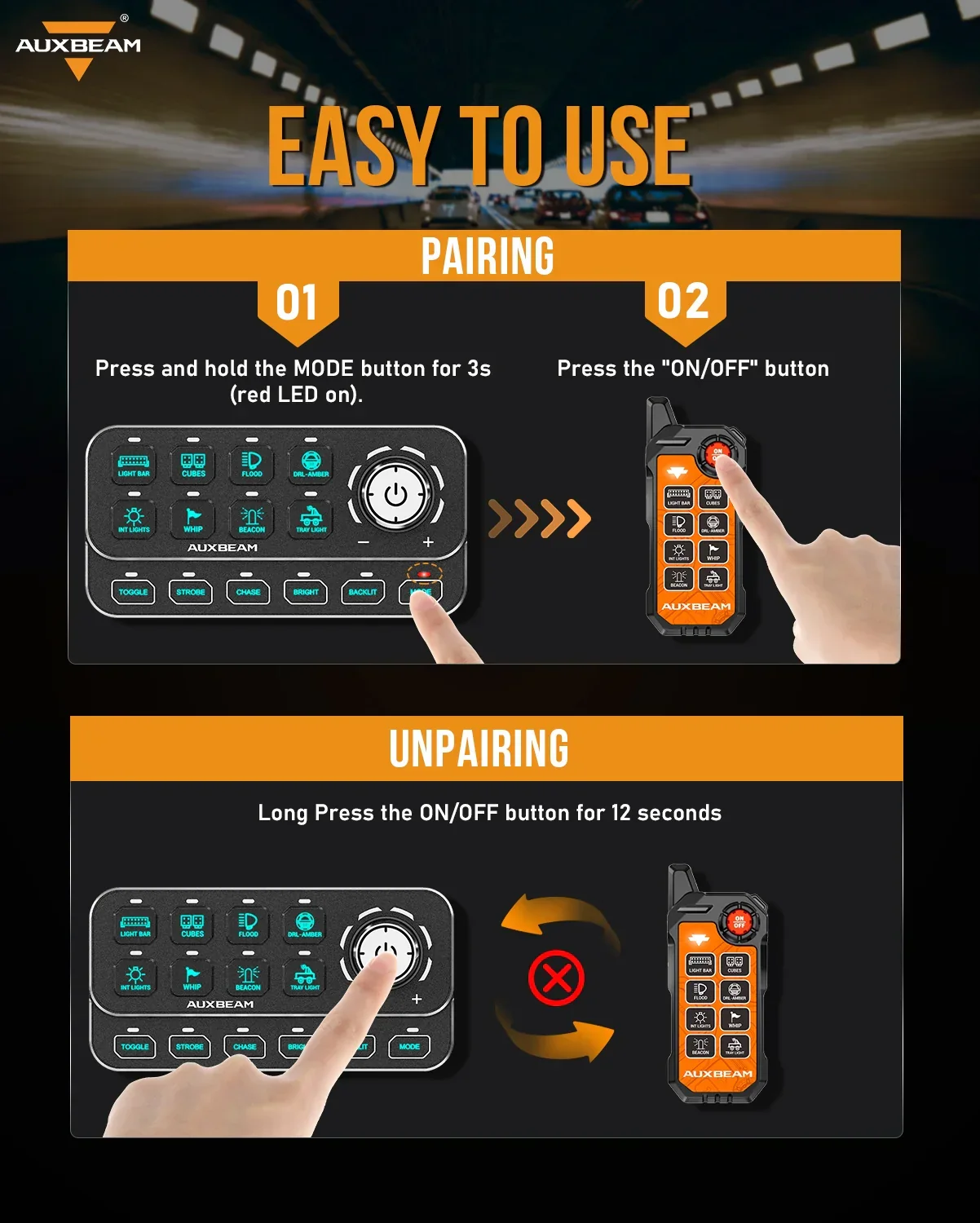 8 Gang Wireless Remote Control Only for KS-80 Knob Switch Panel - Image 7